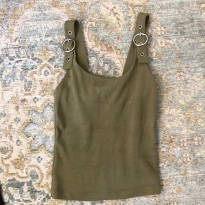 & Other Stories Olive Green Camisole